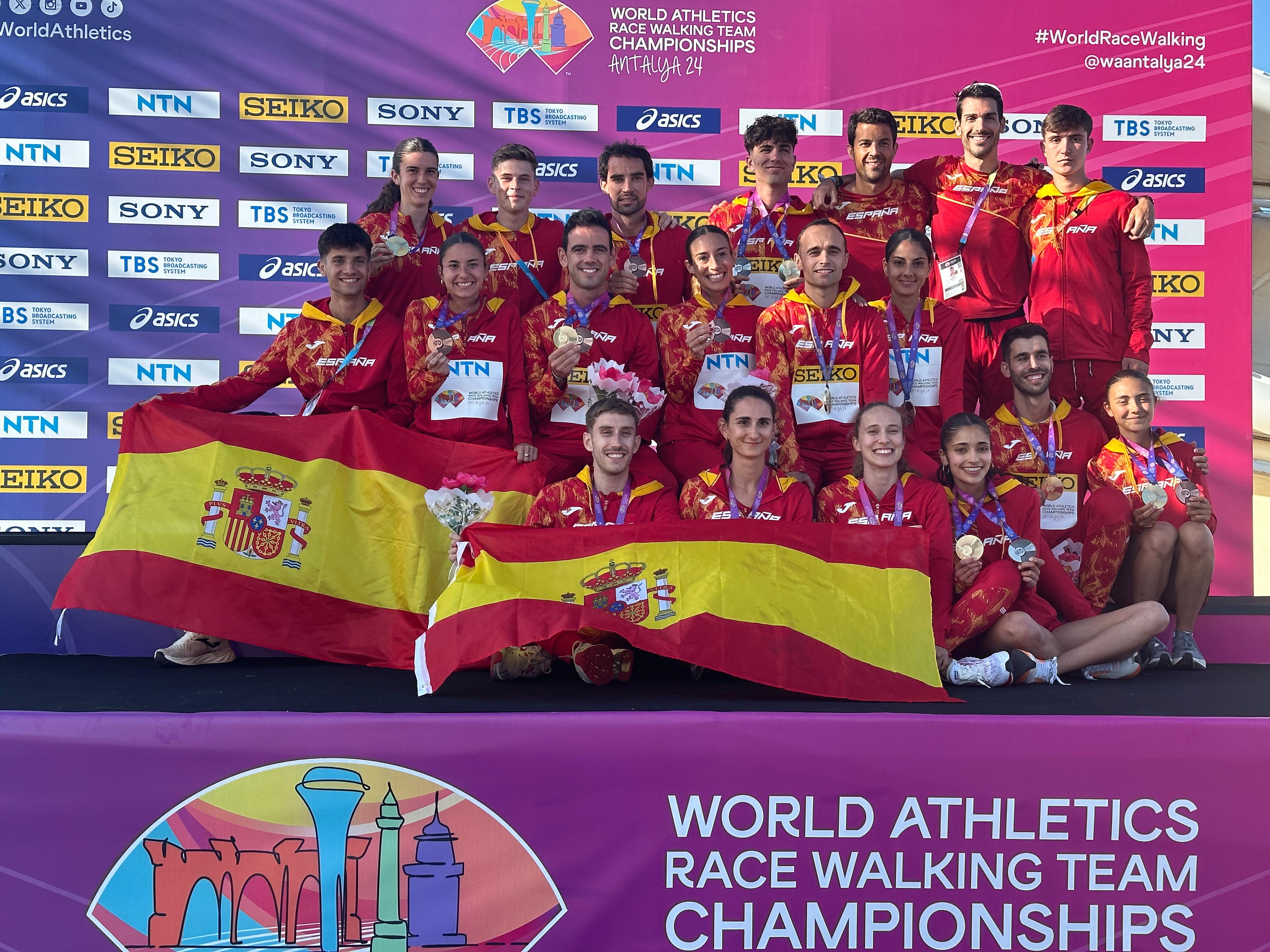 España Atletismo en Antalya 7 medallas
